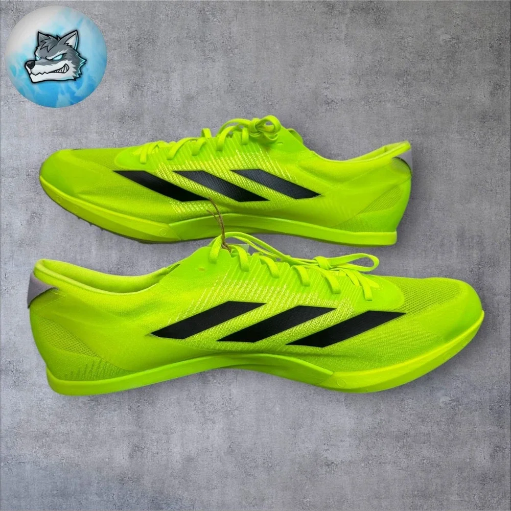 Adidas Adizero Finesse Track Spikes Lucid-Lemon/Black Men's Size 14.5 IG2018